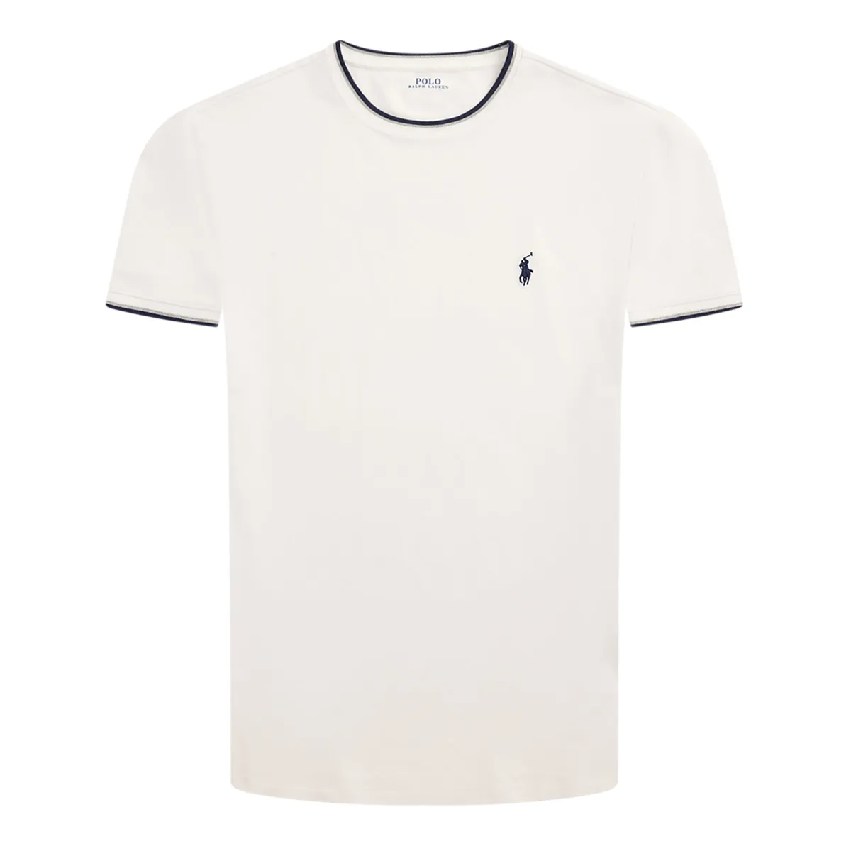 Ralph Lauren SS Knit Small Logo T-Shirt White - 002