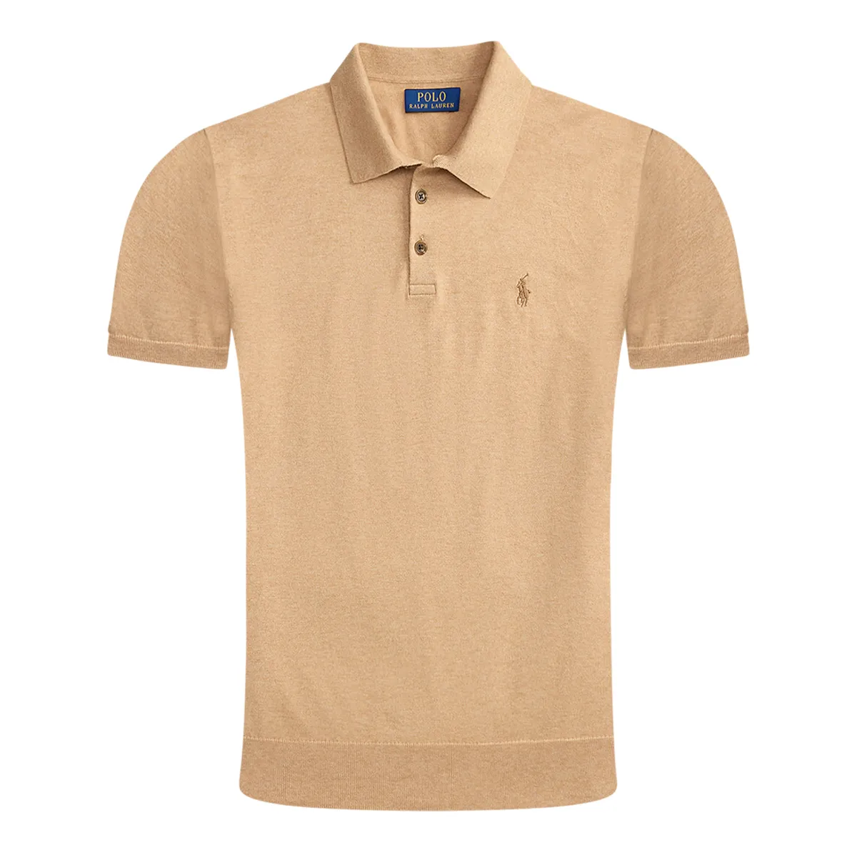 Ralph Lauren SS Knit Small Logo Polo Brown - 500