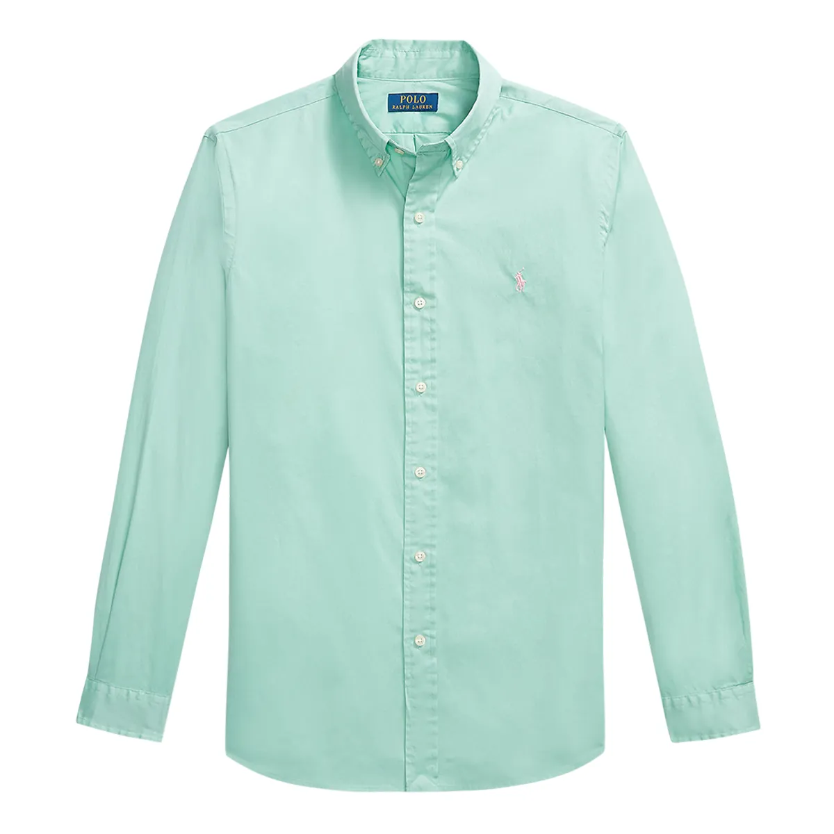 Ralph Lauren LS Small Logo Sport Shirt Green - 008