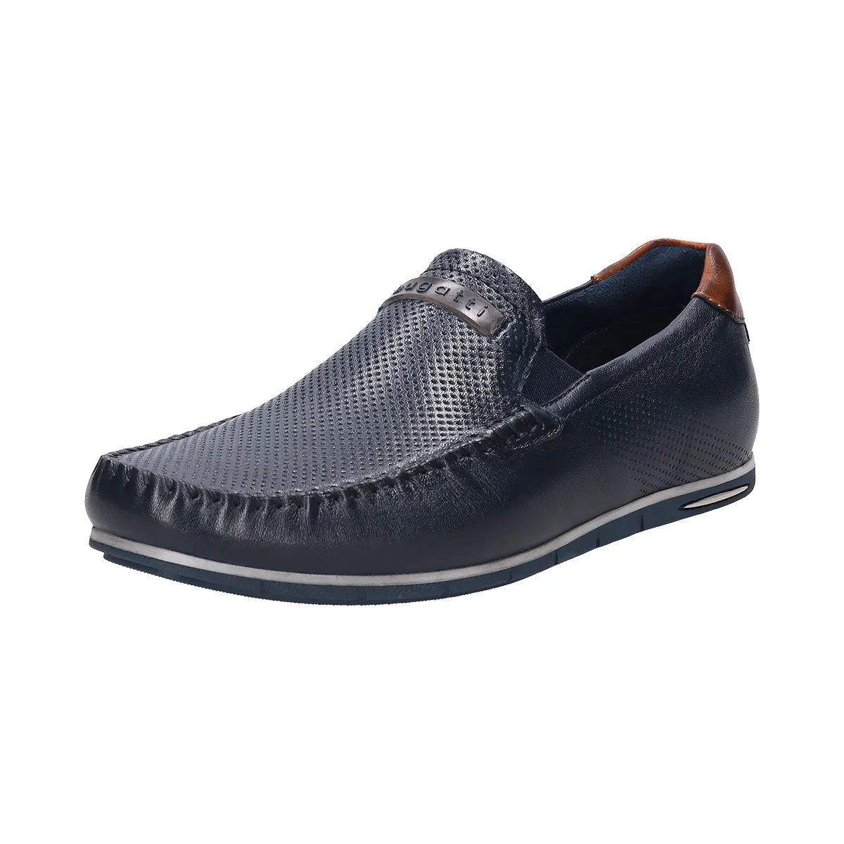 Bugatti Leather Loafer Dark Blue - 4100