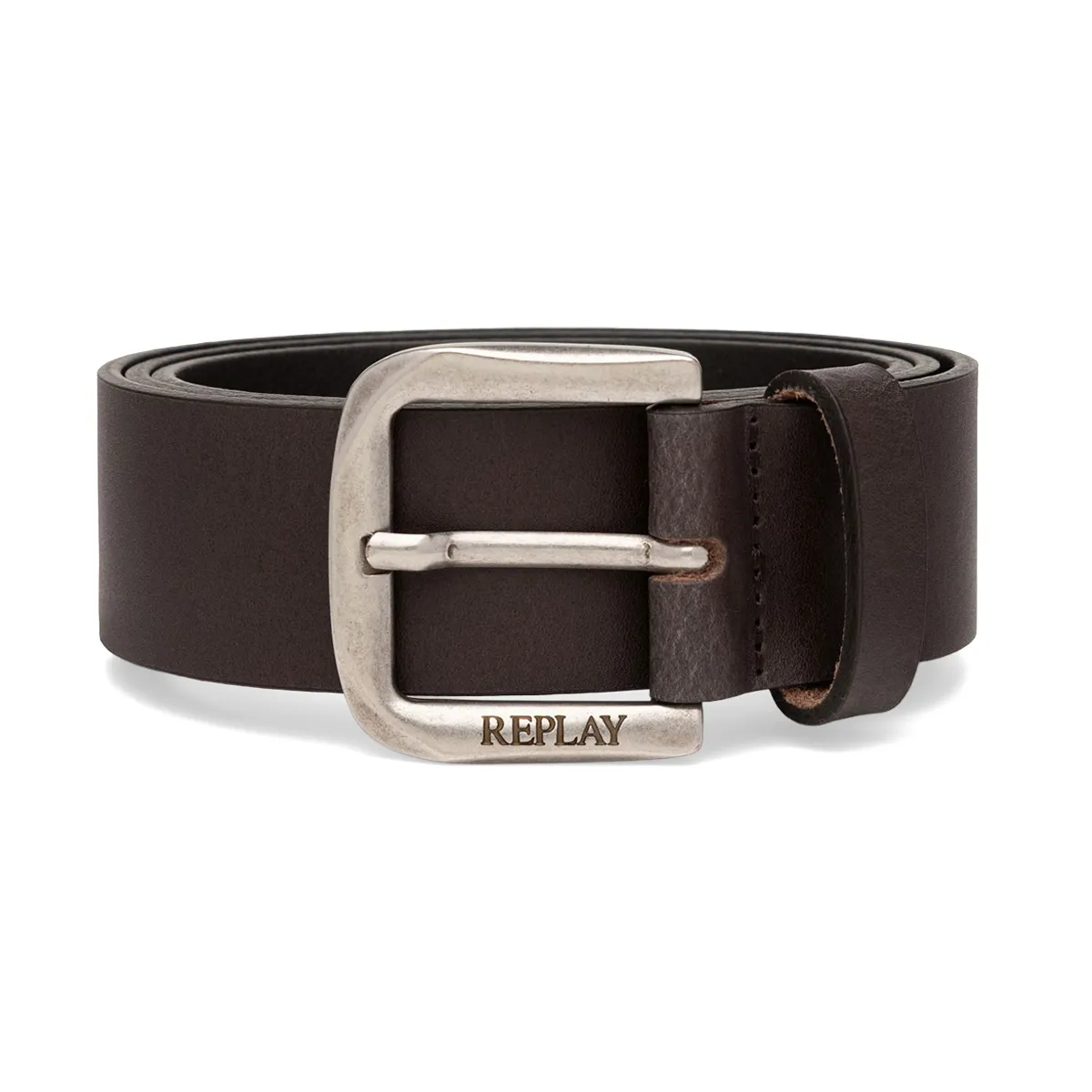 Replay Leather Belt Brown