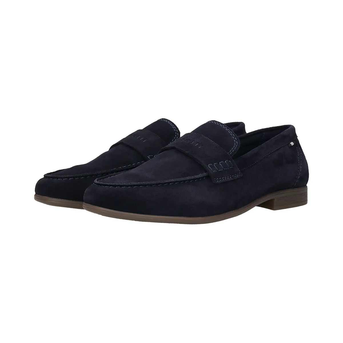 Bugatti Casual Suede Loafer Dark Blue - 4100