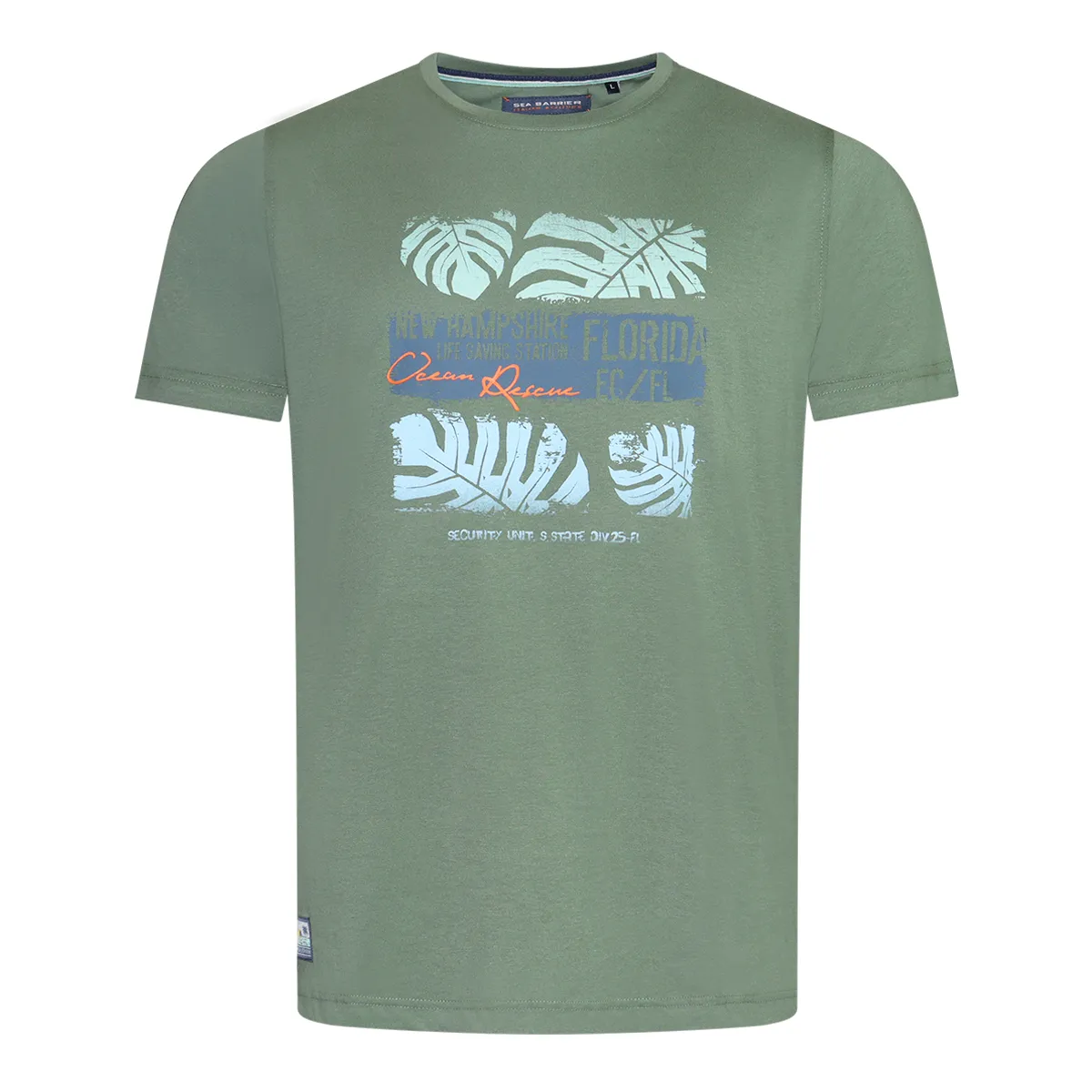 Sea Barrier SS Belzie T-Shirt Military Green