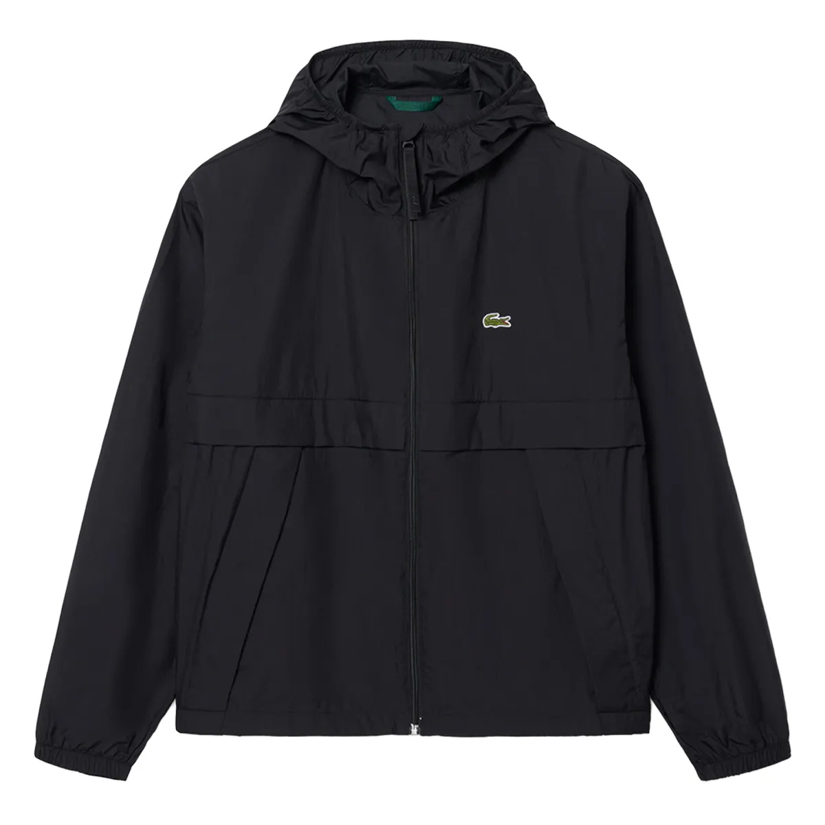 Lacoste Small Logo Hooded Jacket Black