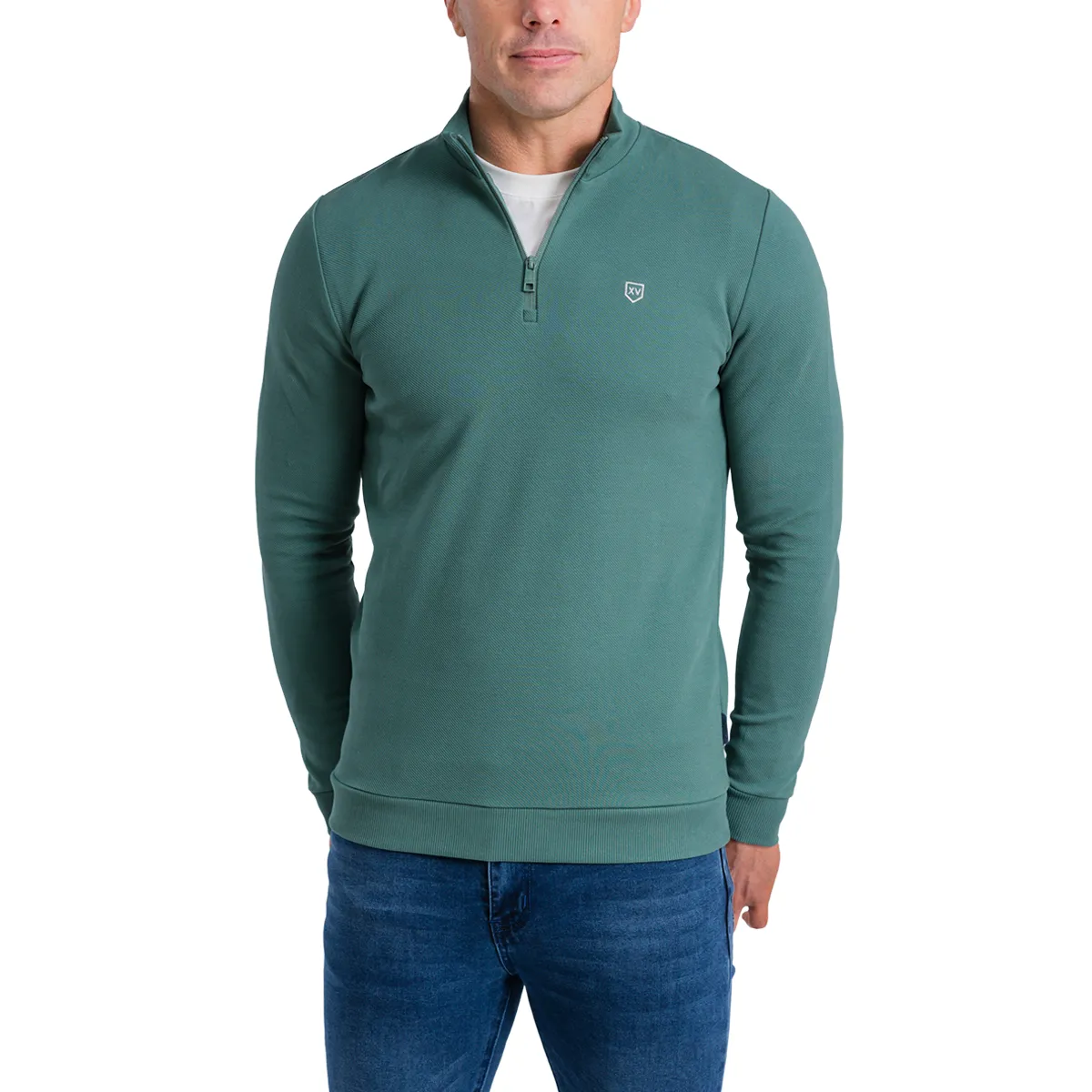 XV Kings Byron Bay Knit Half Zip Cypress