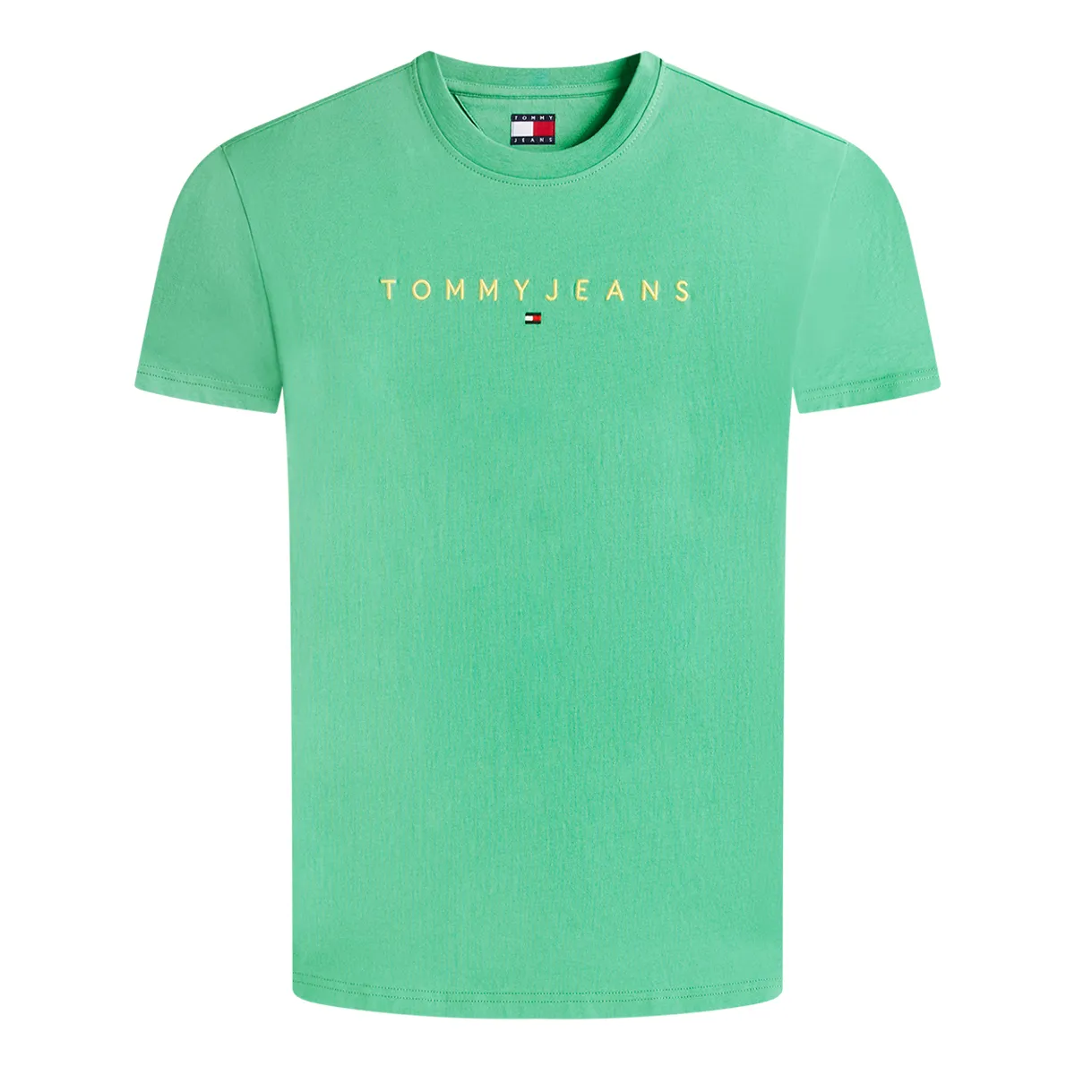 Tommy Jeans Reg Linear Logo T-Shirt Bahama Green