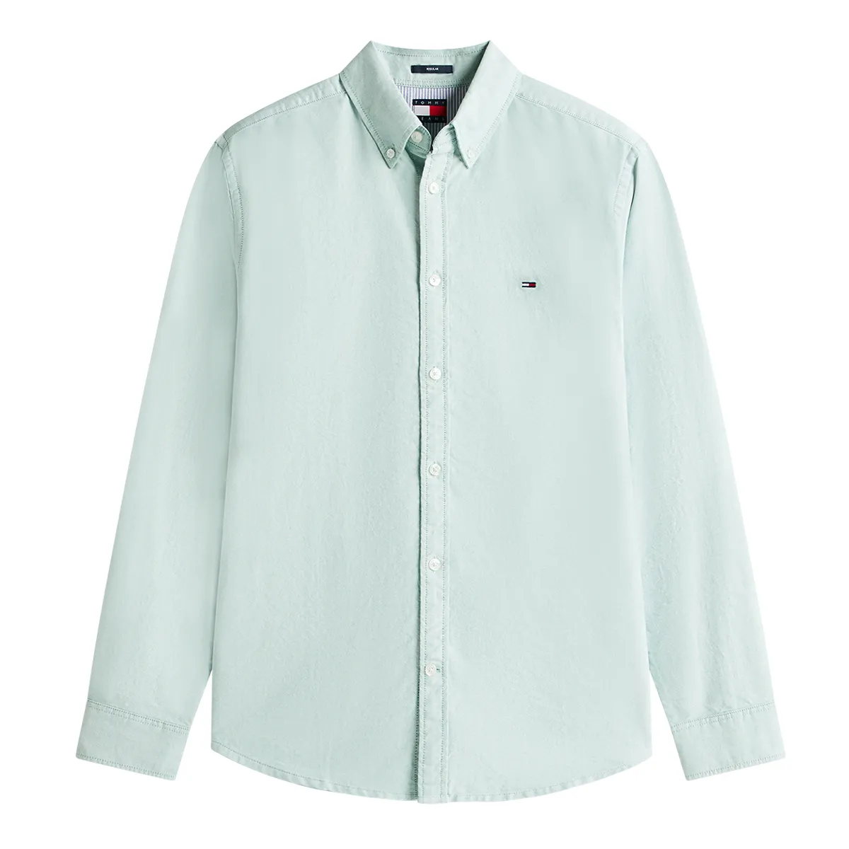 Tommy Jeans Reg Oxford Shirt Bahama Green