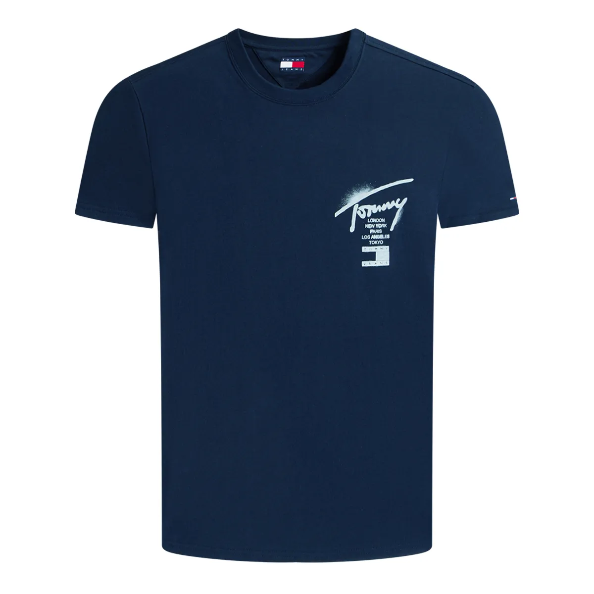 Tommy Jeans SS Reg City Sign T-Shirt Dark Navy