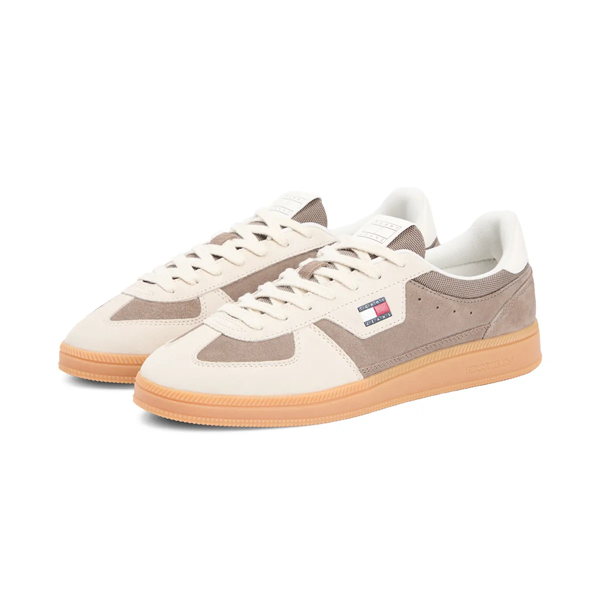 Tommy Jeans The Greenwich Trainer Newsprint Beige