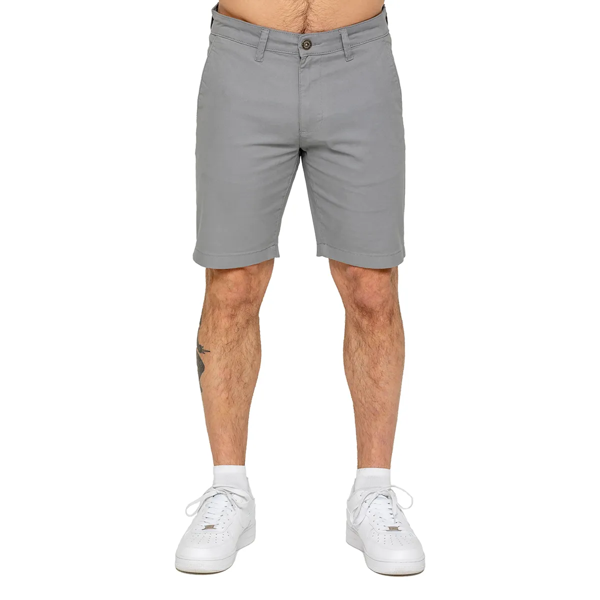 Enzo Milano Chino Shorts Light Grey