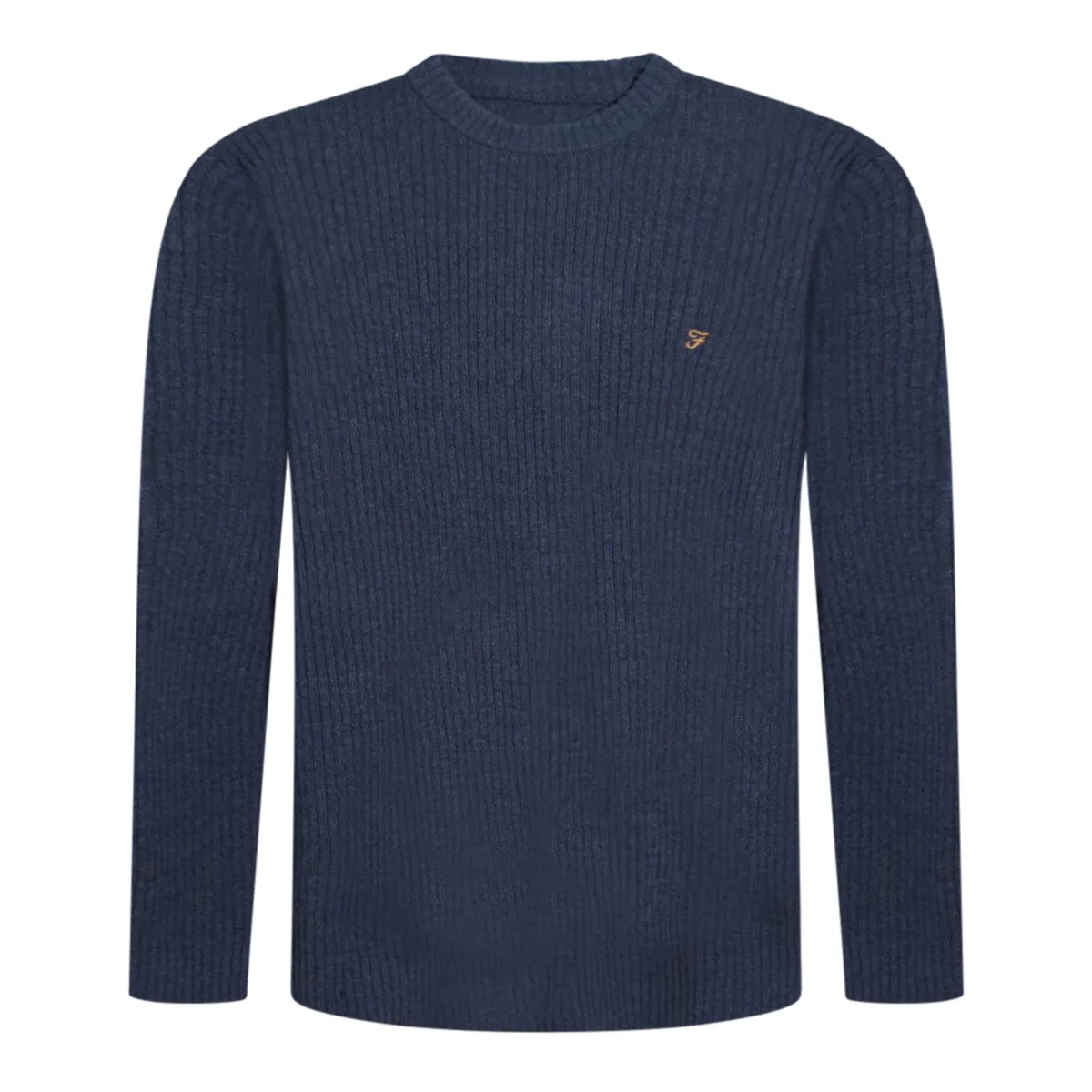 Farah Halton Knit Crew Neck River Bed