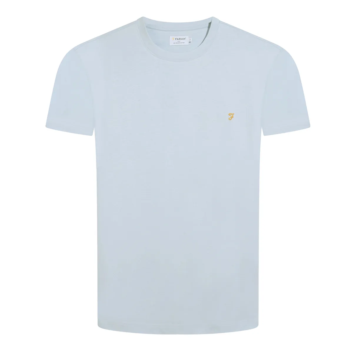 Farah Danny Reg SS T-Shirt Blue Nickle