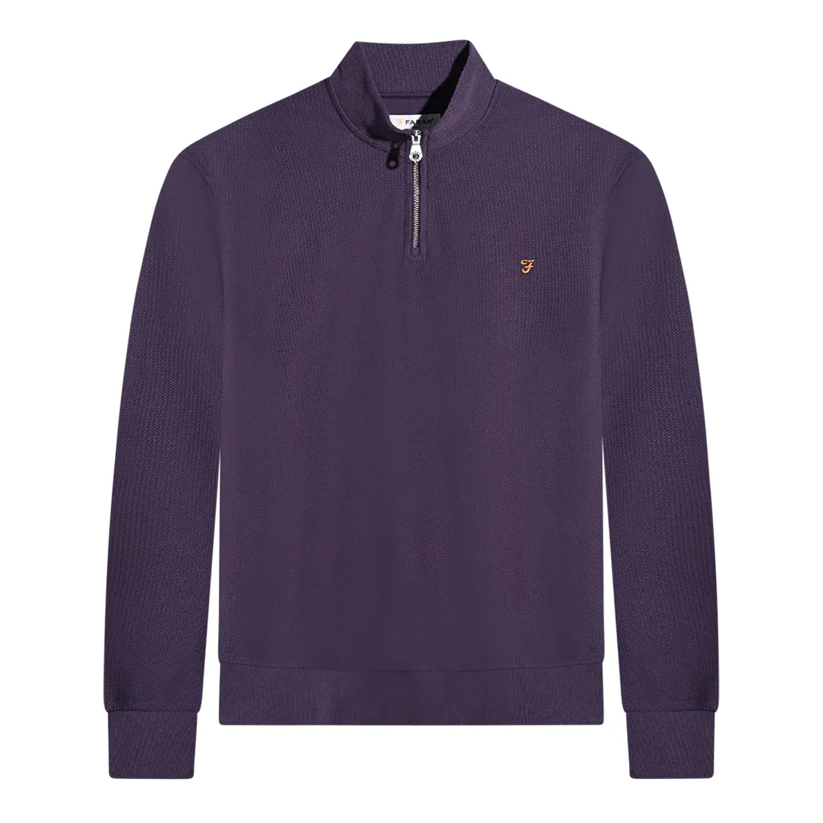 Farah Conrad Knit Crew Neck Deep Purple