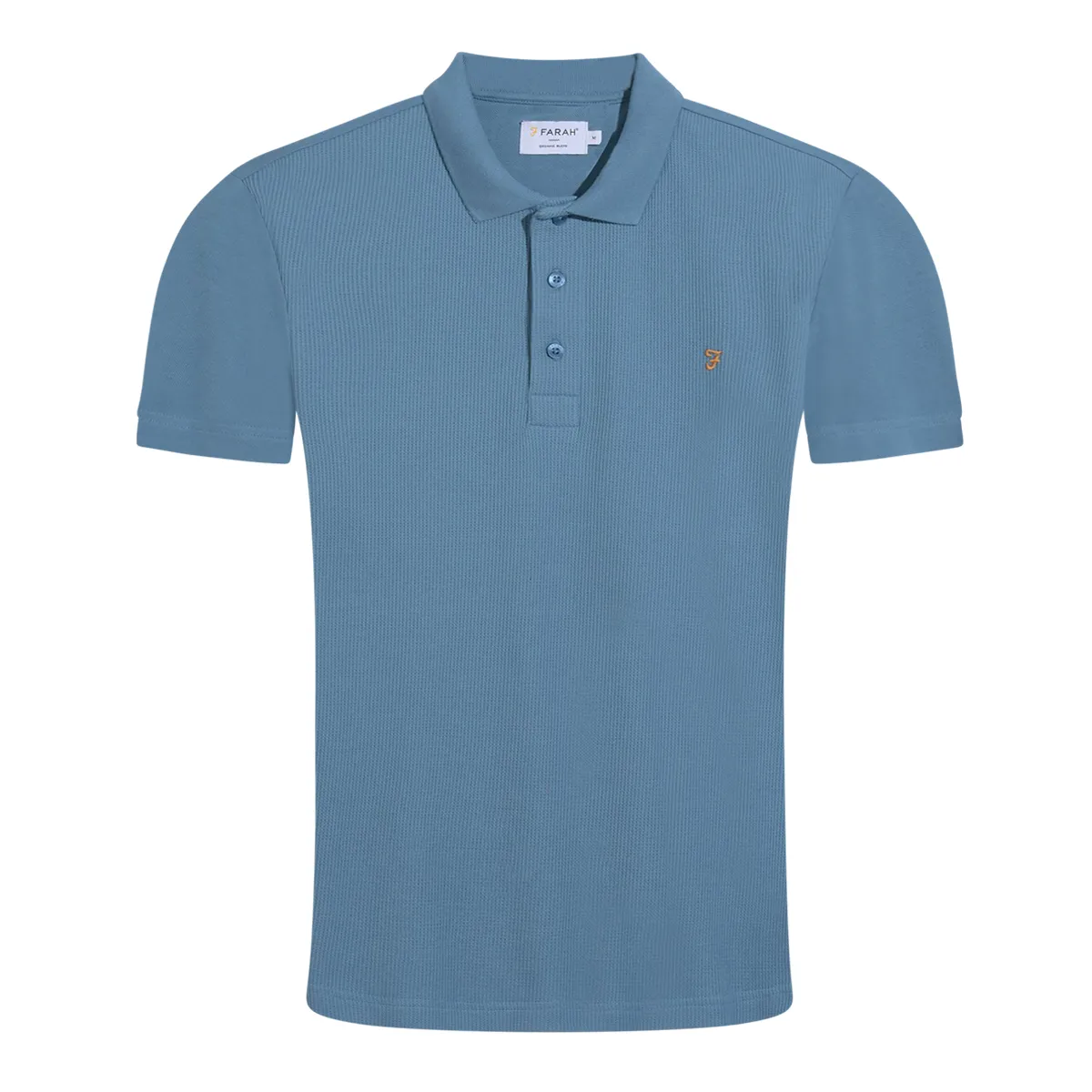 Farah Forster SS Polo Shirt Blue Tide