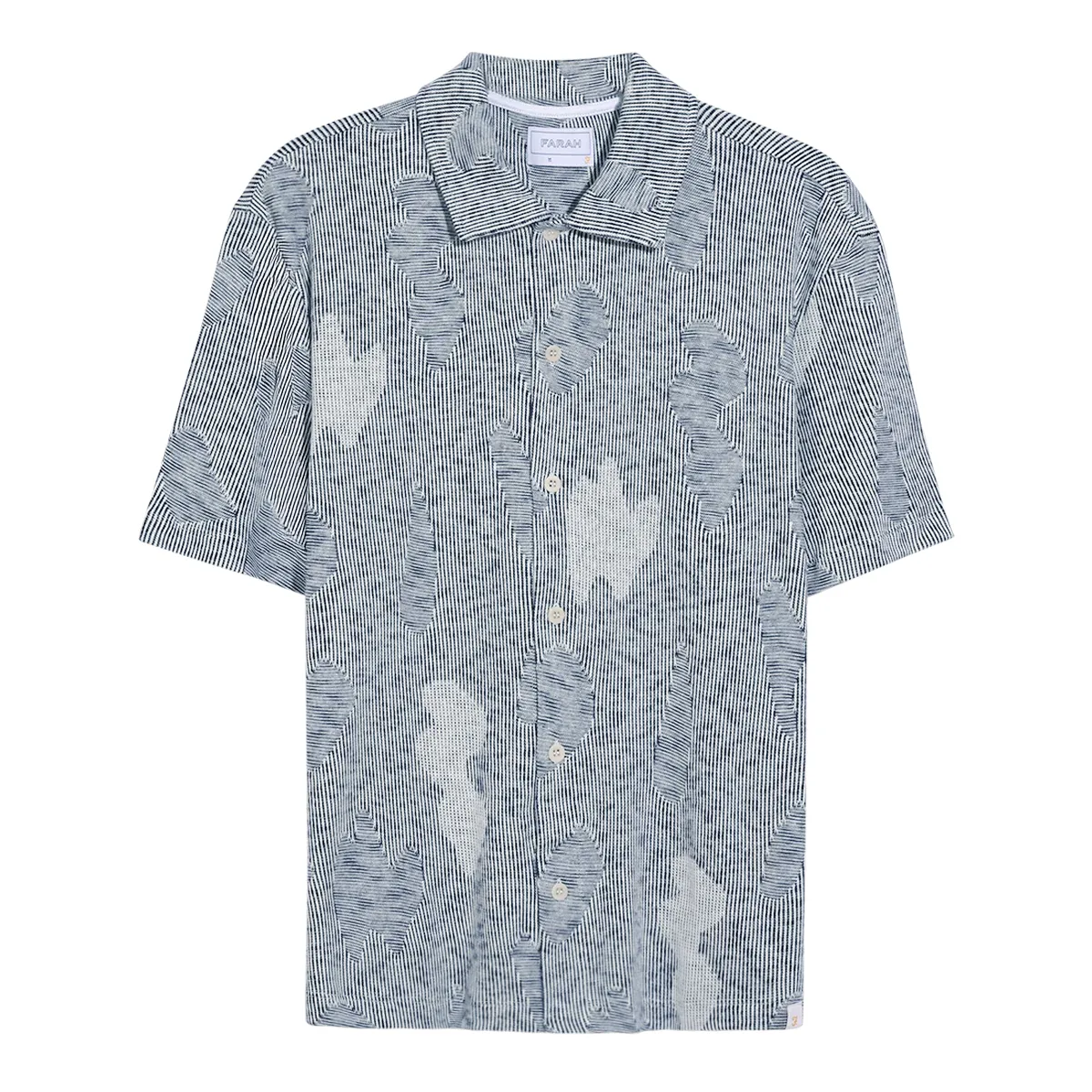 Farah Stroker Lacquard SS Shirt Yale