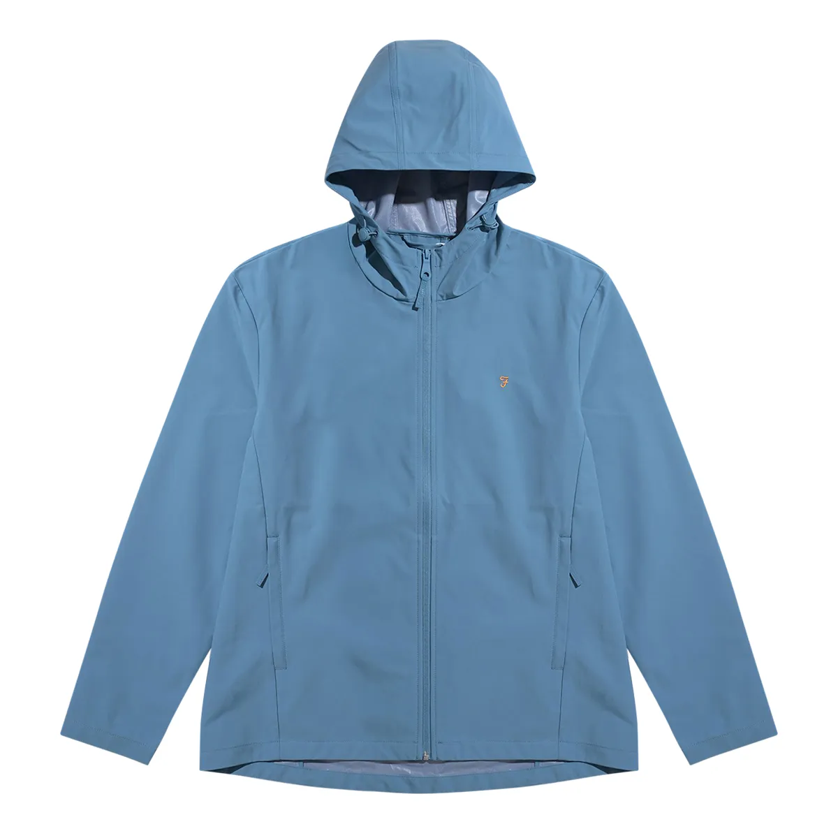 Farah Rhodes Hooded Jacket Blue Tide