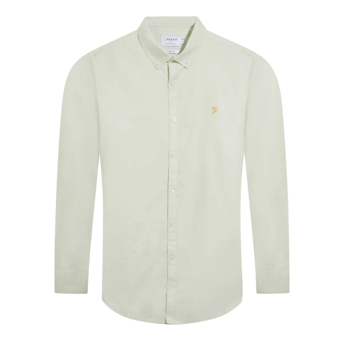 Farah Brewer LS BD Shirt Soft Green - 363