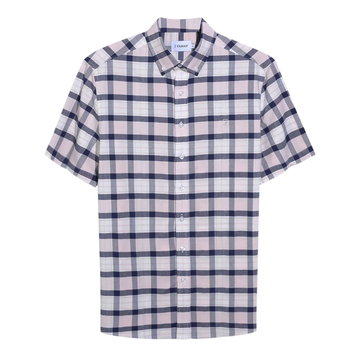Farah Foster SS BD Shirt Soft Pink