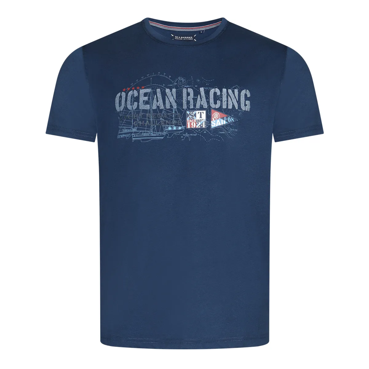 Sea Barrier SS Freire T-Shirt Ink Blue