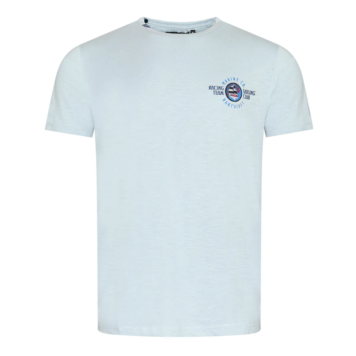 Sea Barrier SS Gabon T-Shirt Navy Printed Light Blue