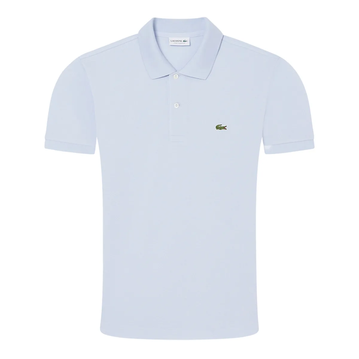 Lacoste SS Ribbed Collar Polo Shirt Phoenix Blue