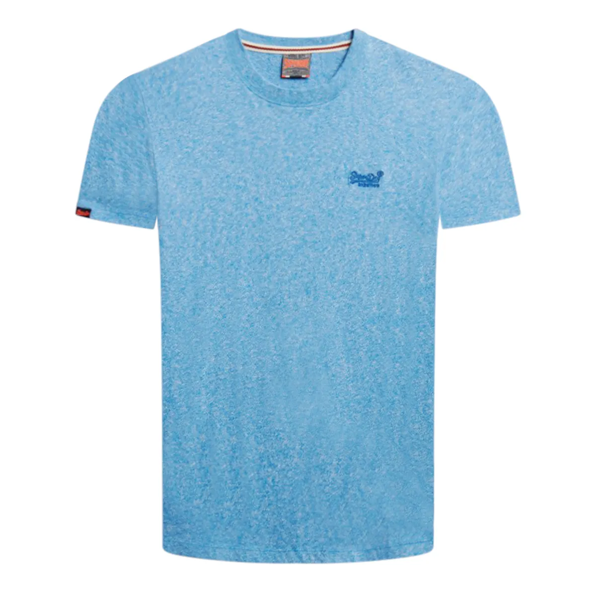 Superdry Ess SS Logo Emb T-Shirt Bright Blue - 5ED