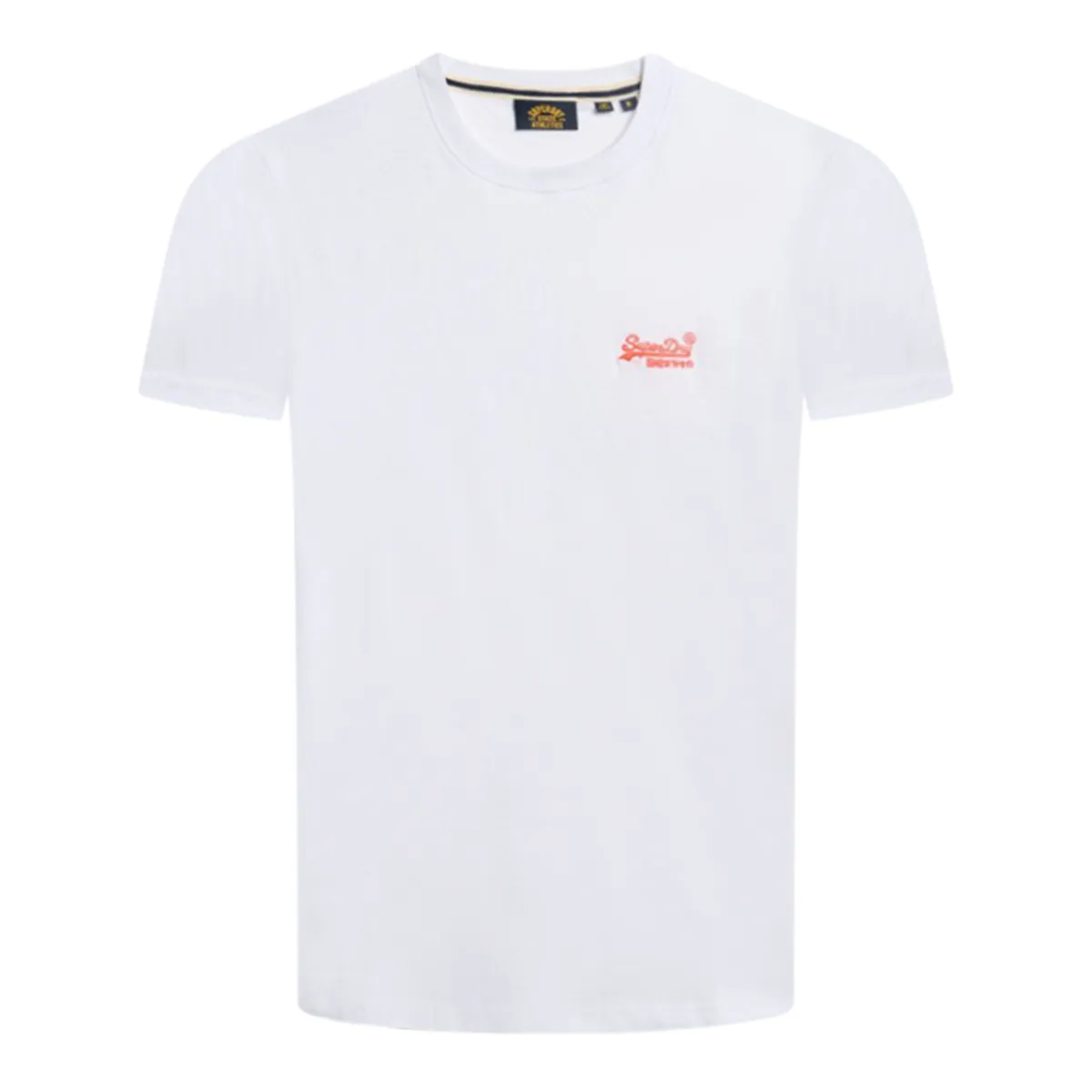 Superdry Ess SS Logo Emb T-Shirt Optic White - C1M