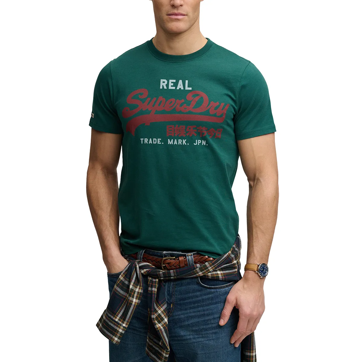 Superdry SS VL Classic T-Shirt Varsity Green