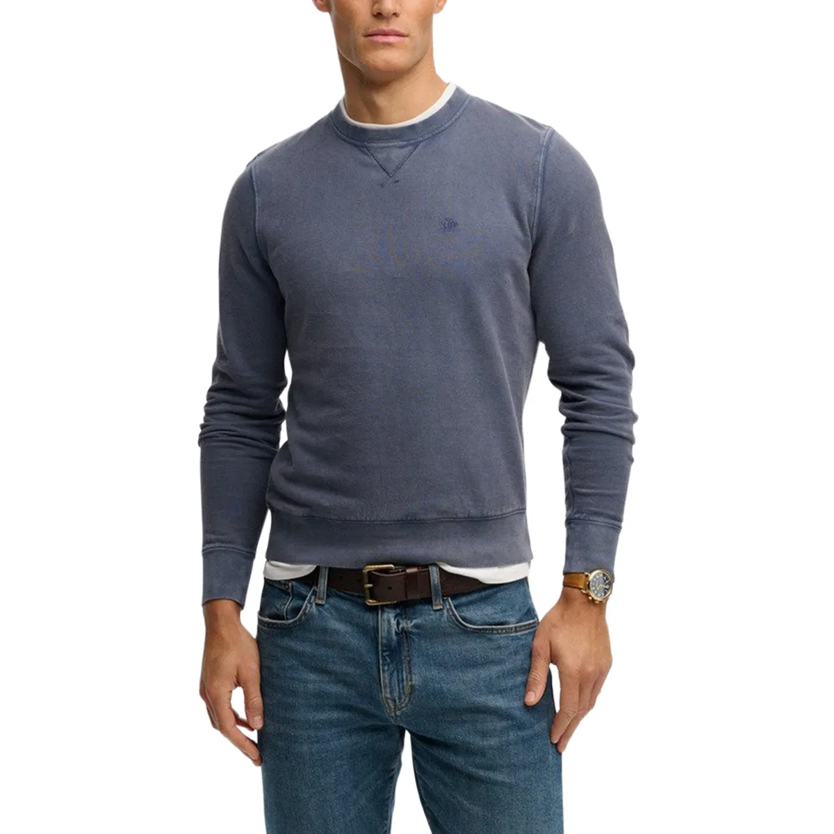 Superdry Classic Ess Sweatshirt Vintage Indigo
