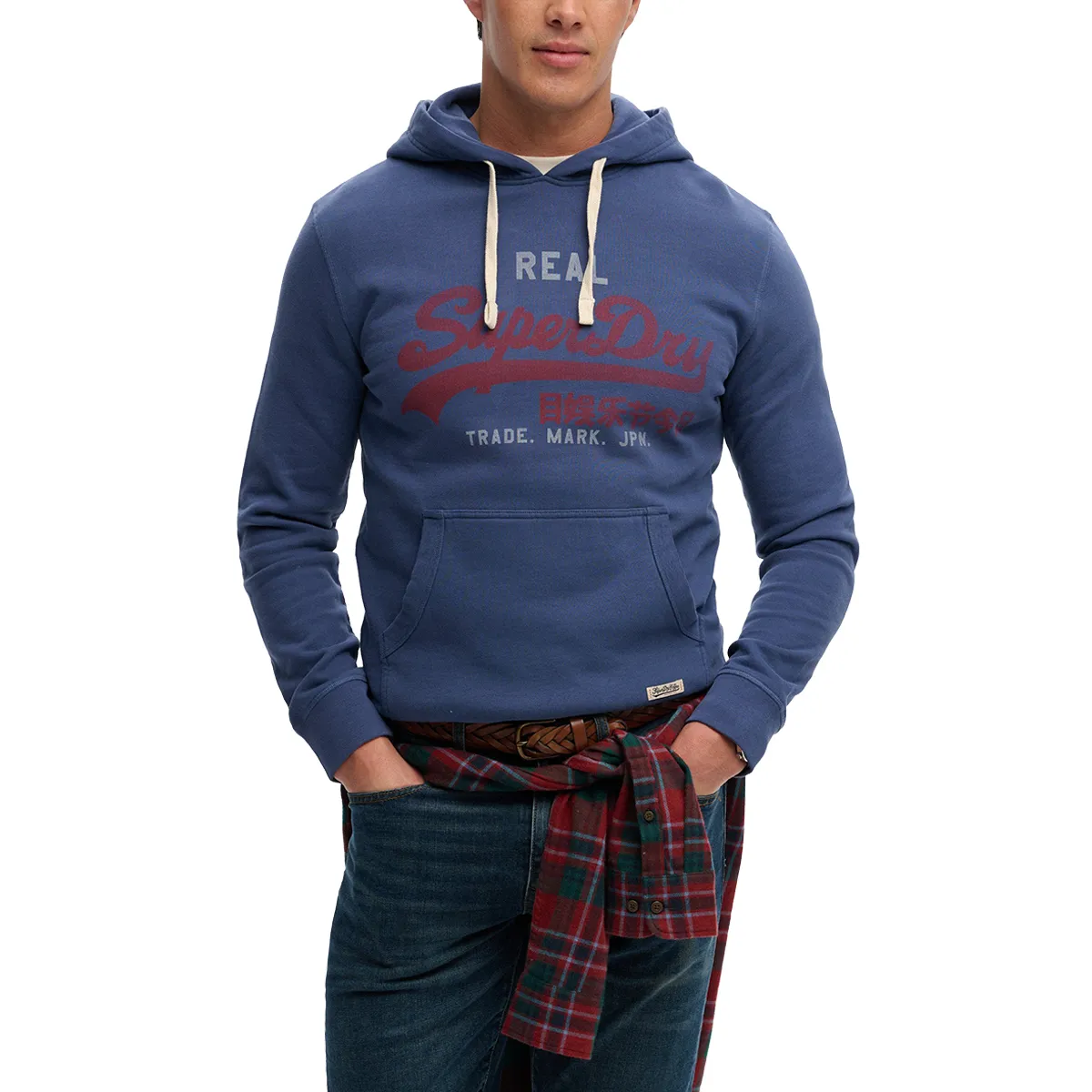 Superdry VL Classic Hoodie Hampton Blue
