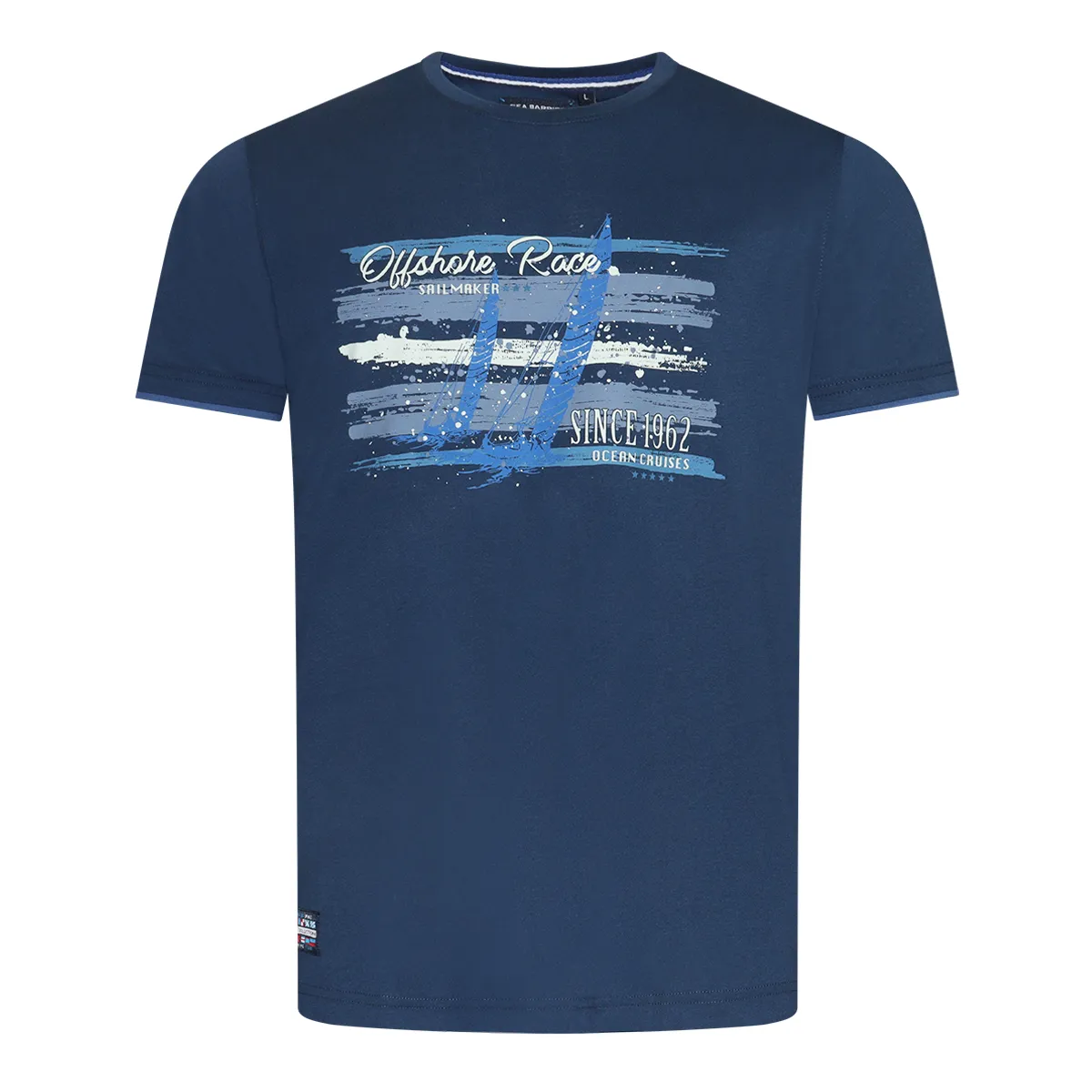 Sea Barrier SS Madag T-Shirt Ink Blue