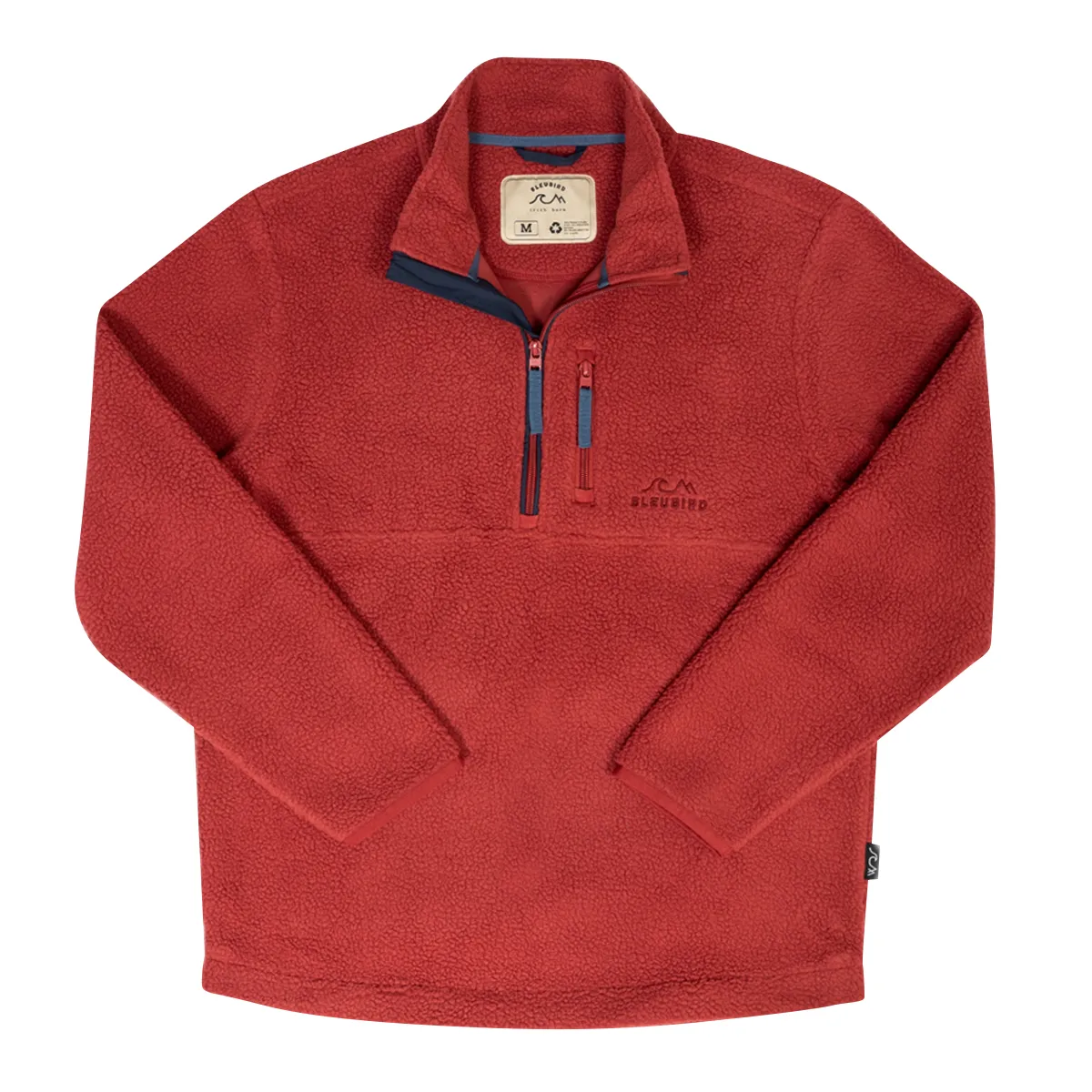 Bleubird Mesa Half Zip Fleece Berry