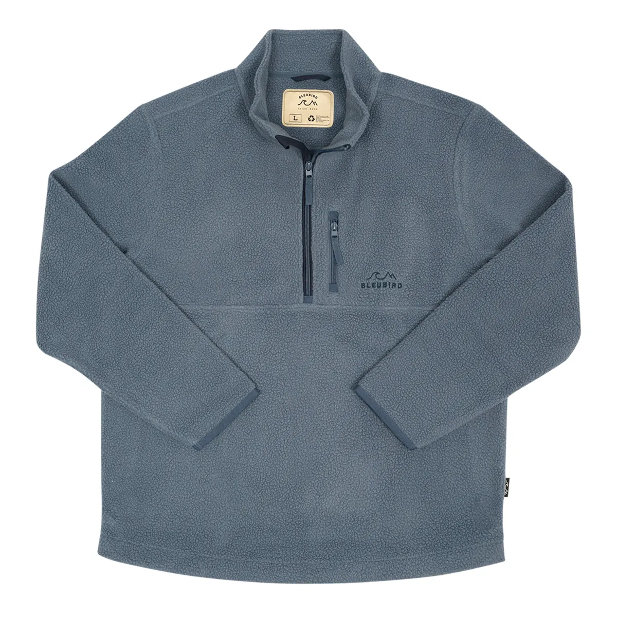 Bleubird Mesa Half Zip Fleece Denim