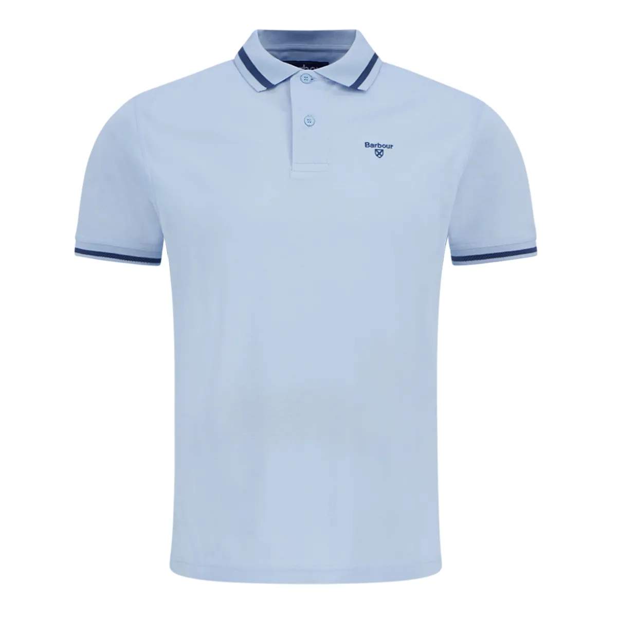 Barbour SS Ferrybridge Polo Shirt Ocean Sky