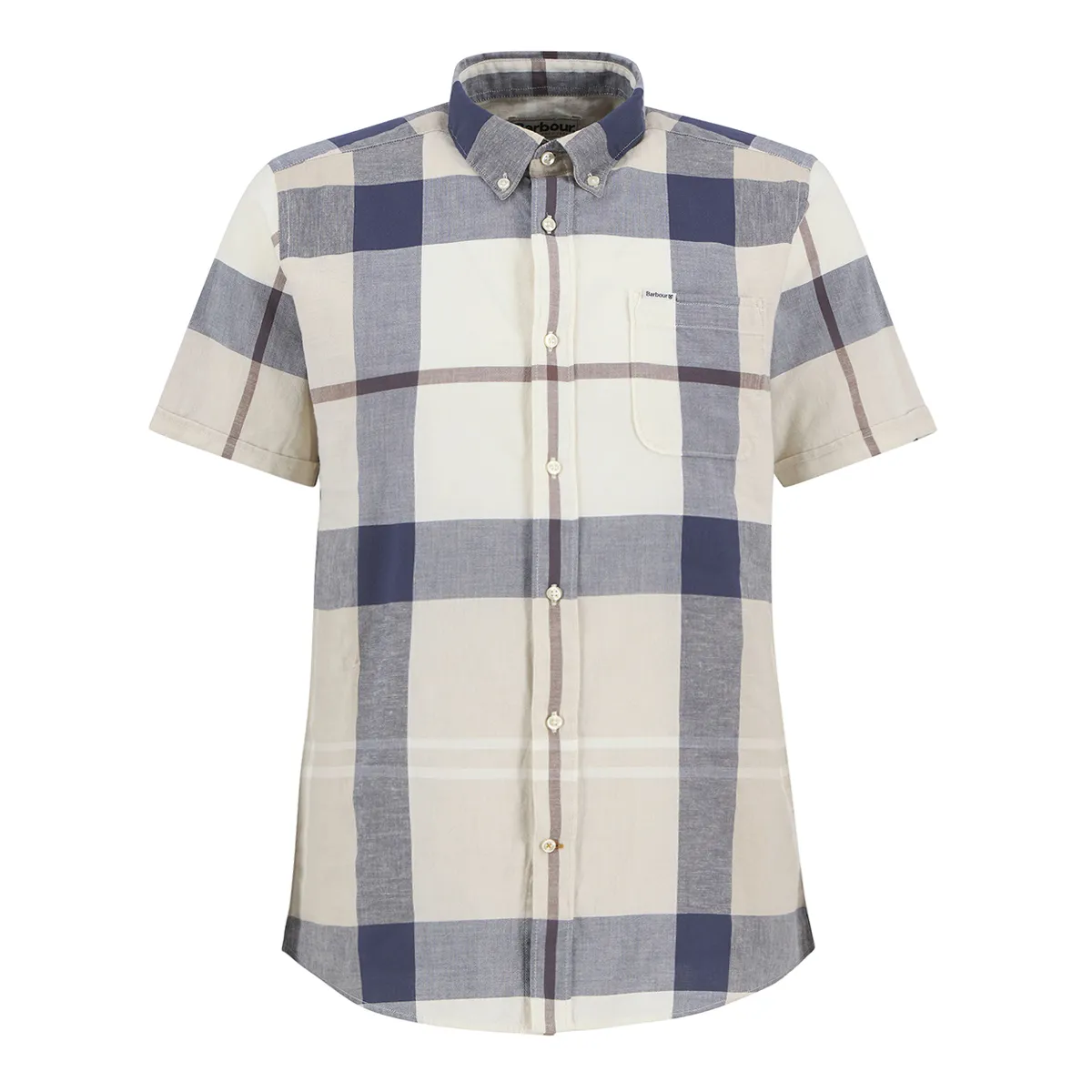 Barbour SS Douglas Tartan Shirt Oban Mist Beige