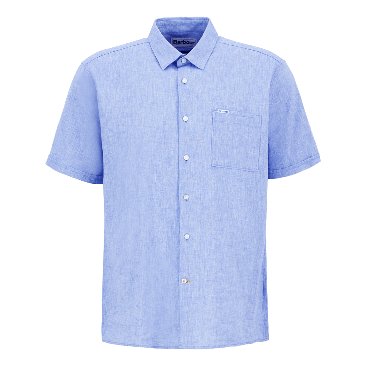Barbour SS Nelson Shirt Lead Blue