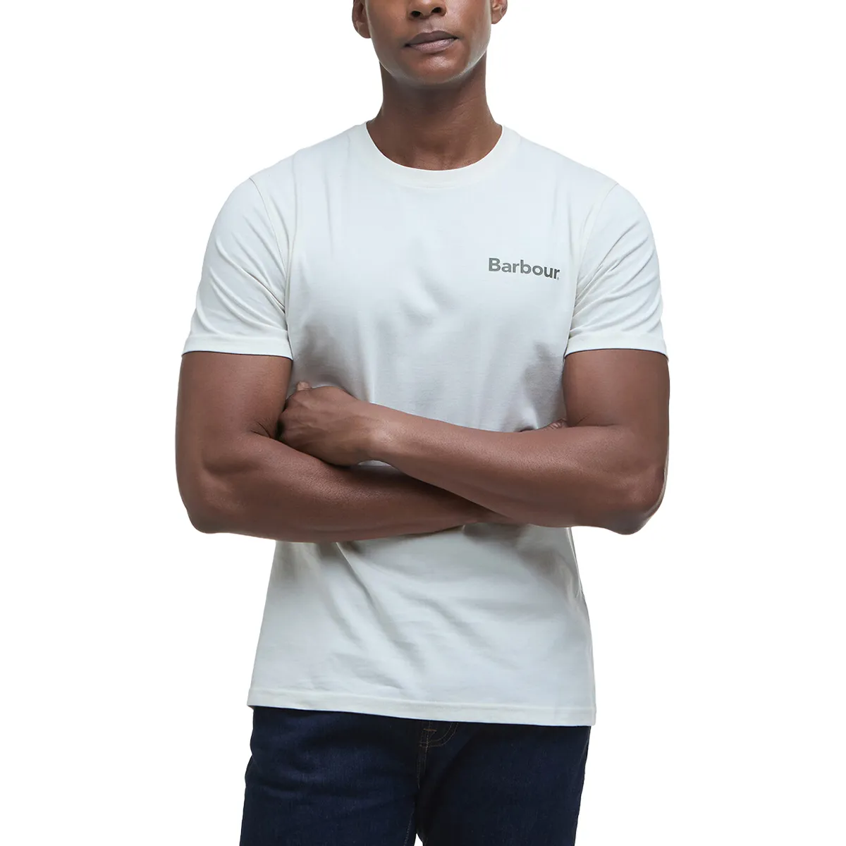 Barbour SS Camber Graphic T-Shirt Antique White