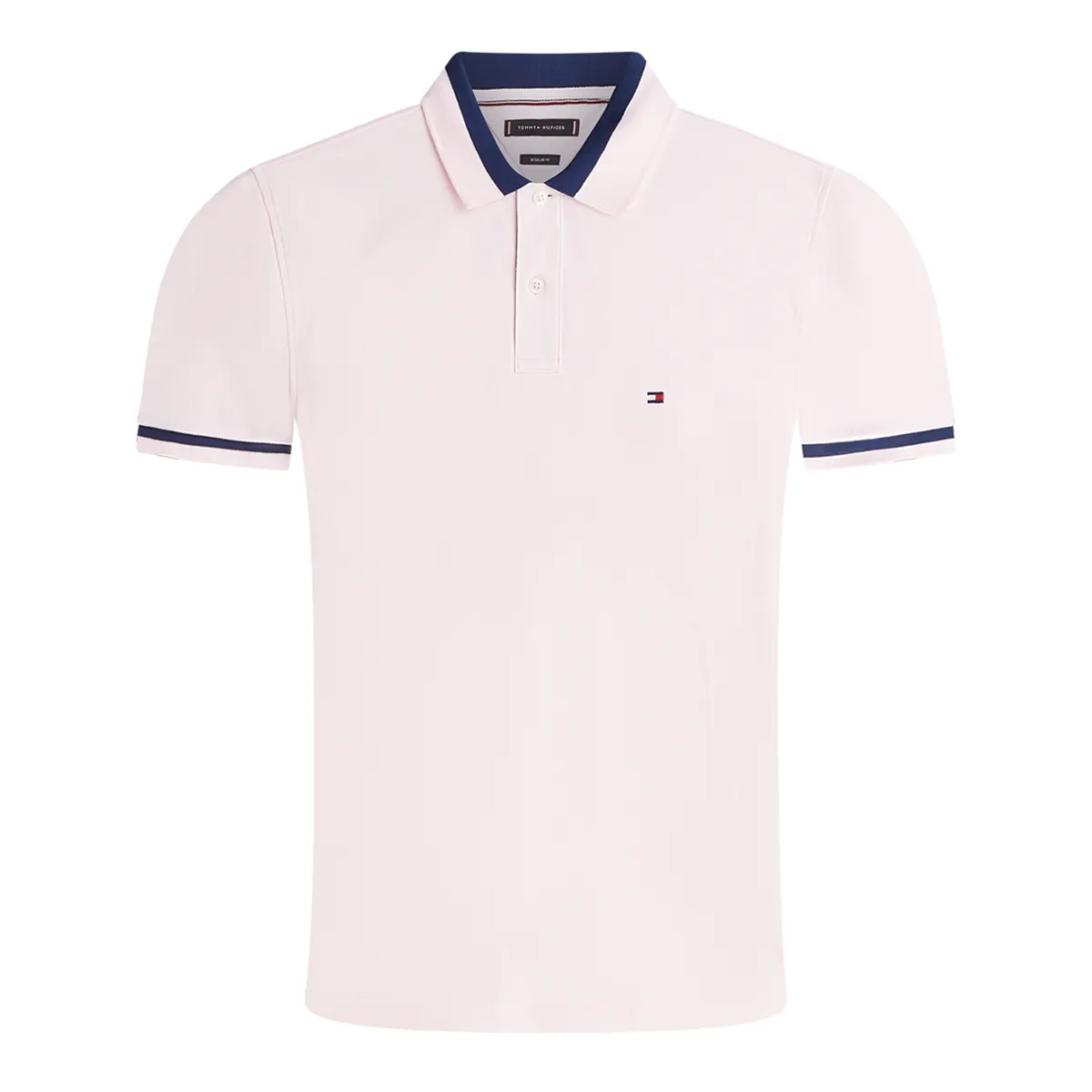 Tommy Hilfiger Contrast Collar Polo Pink