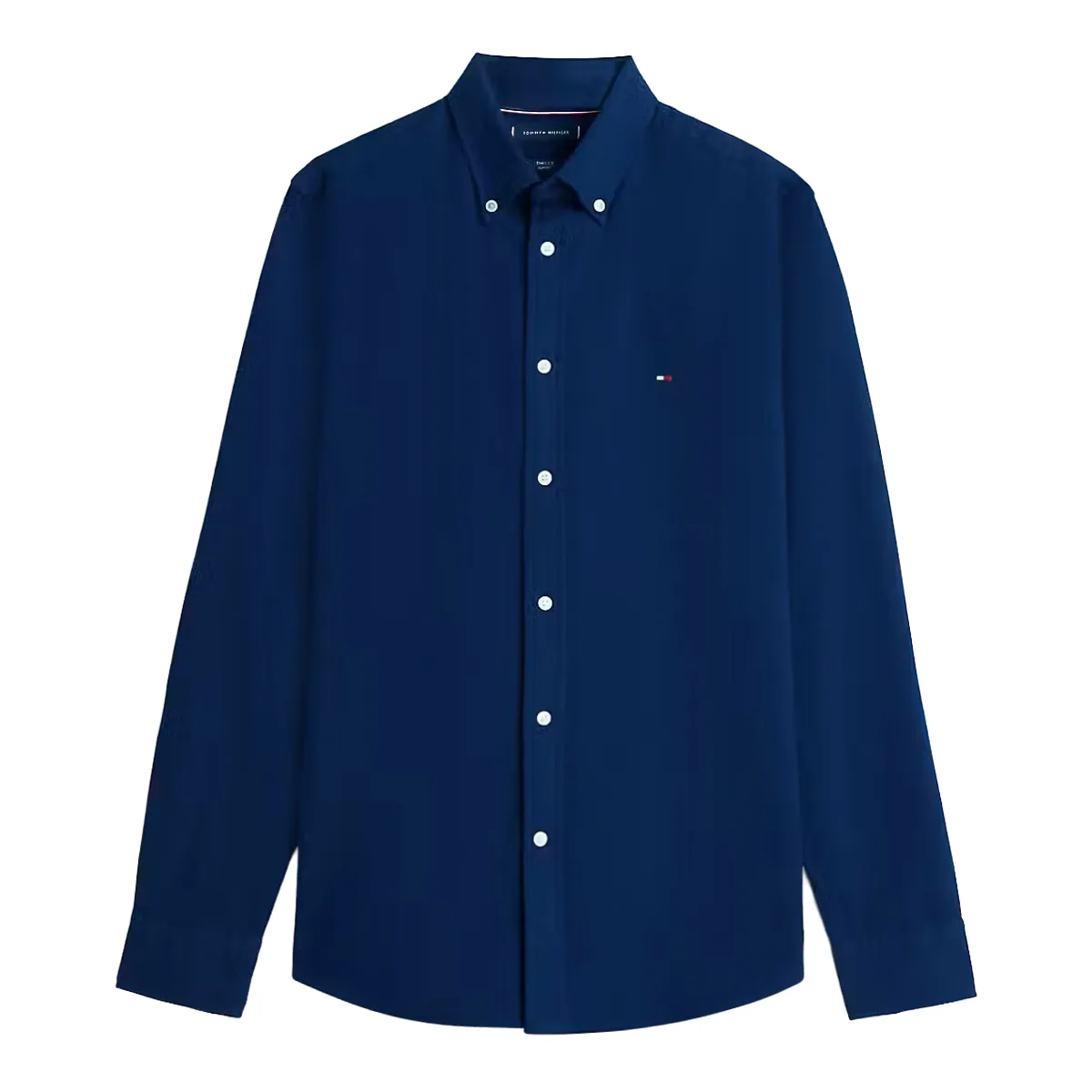 Tommy Hilfiger Flex Dobby SF Shirt Carbon Navy - DCC
