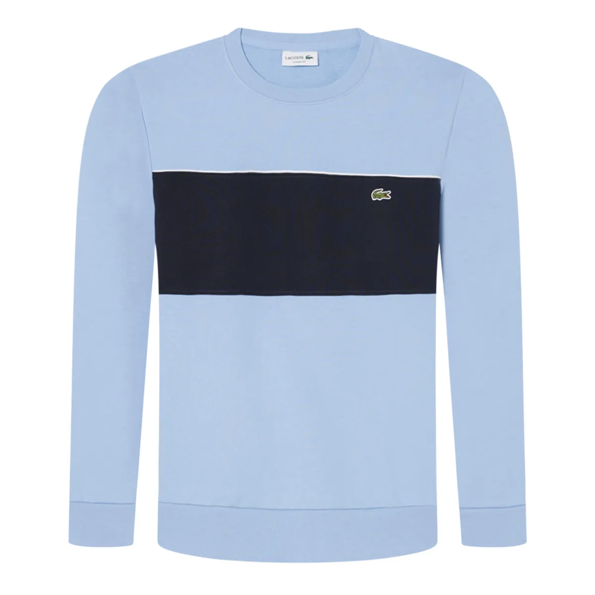 Lacoste Block Crew Neck Sweatshirt Aphylla Blue Black