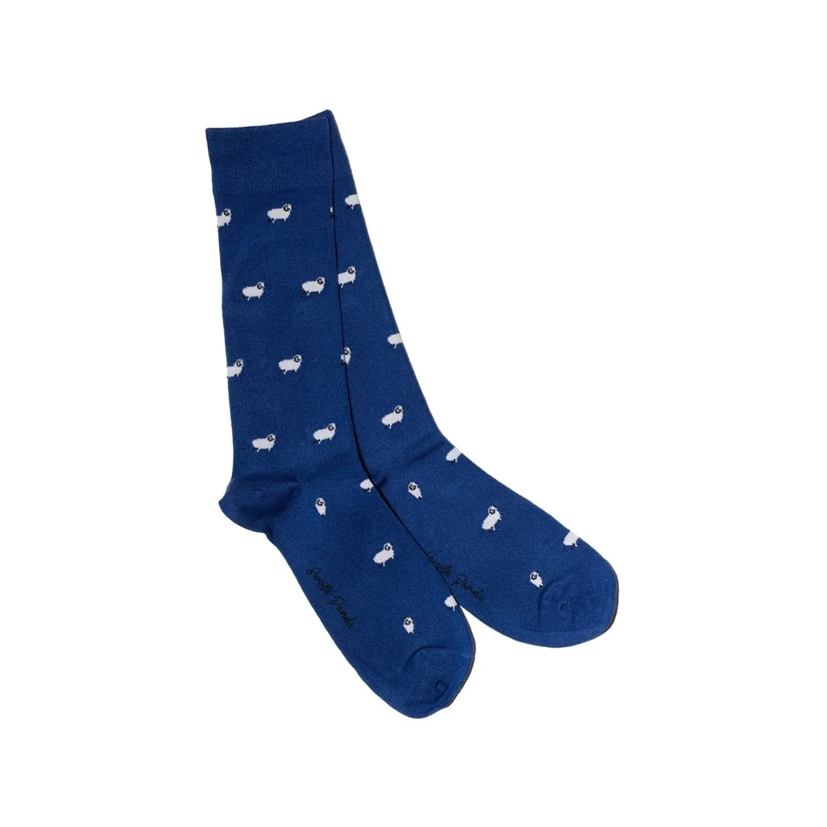 Swole Panda Sheep Socks Navy