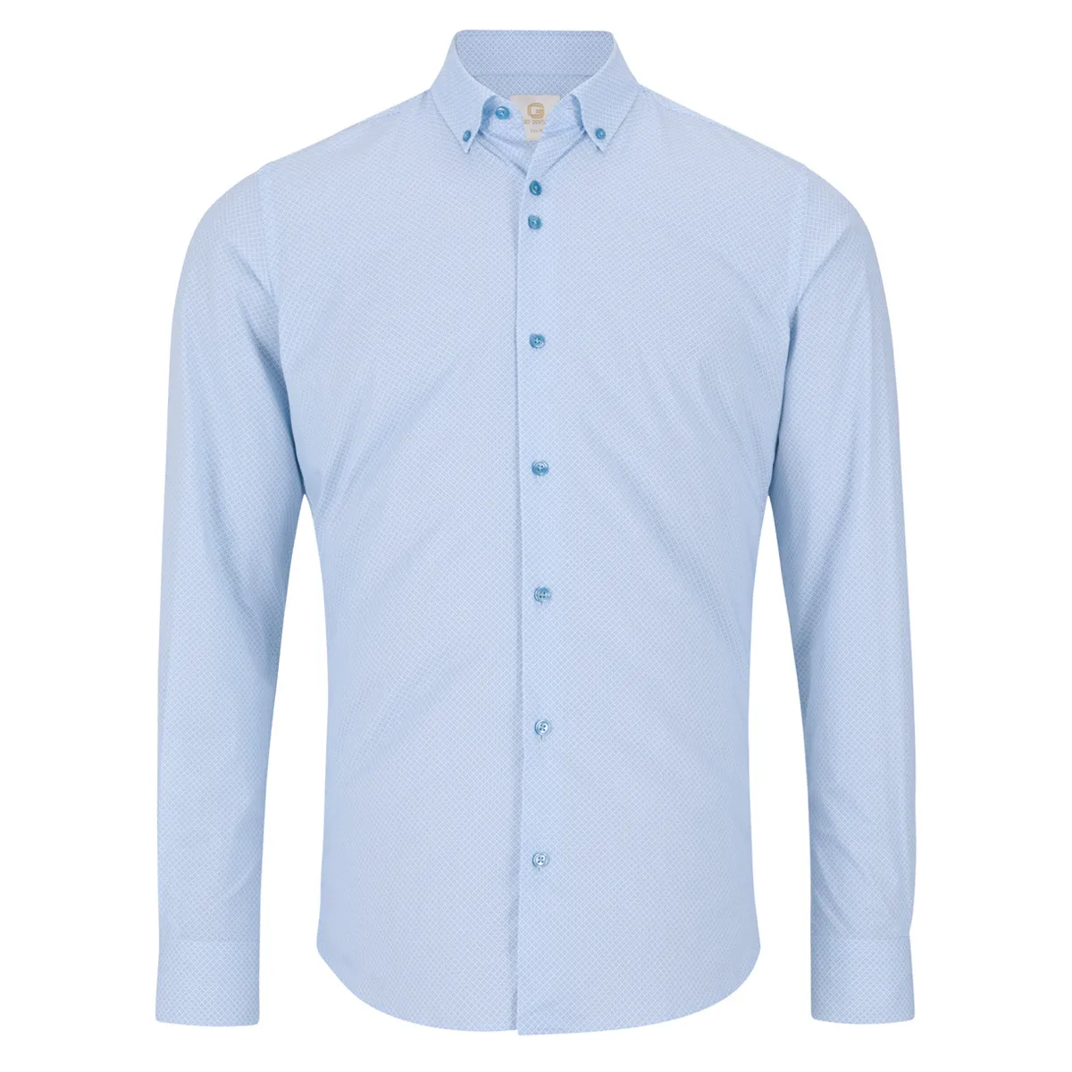 Gilded Gentleman LS Diamond Print Shirt - 3