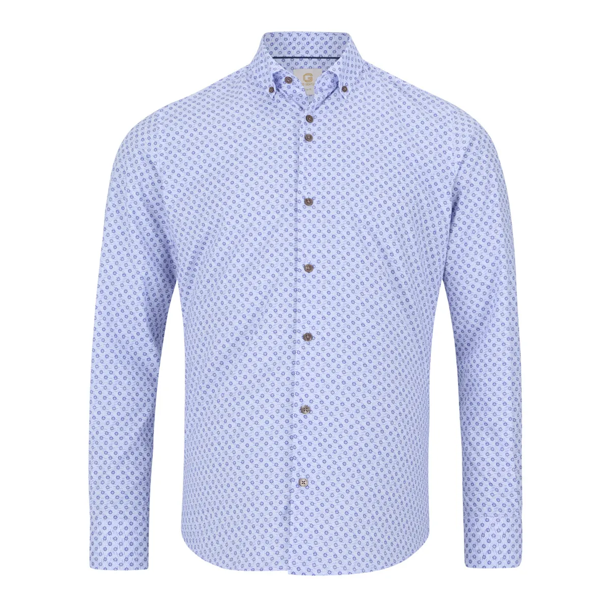 Gilded Gentleman LS Flower Print Shirt - 7