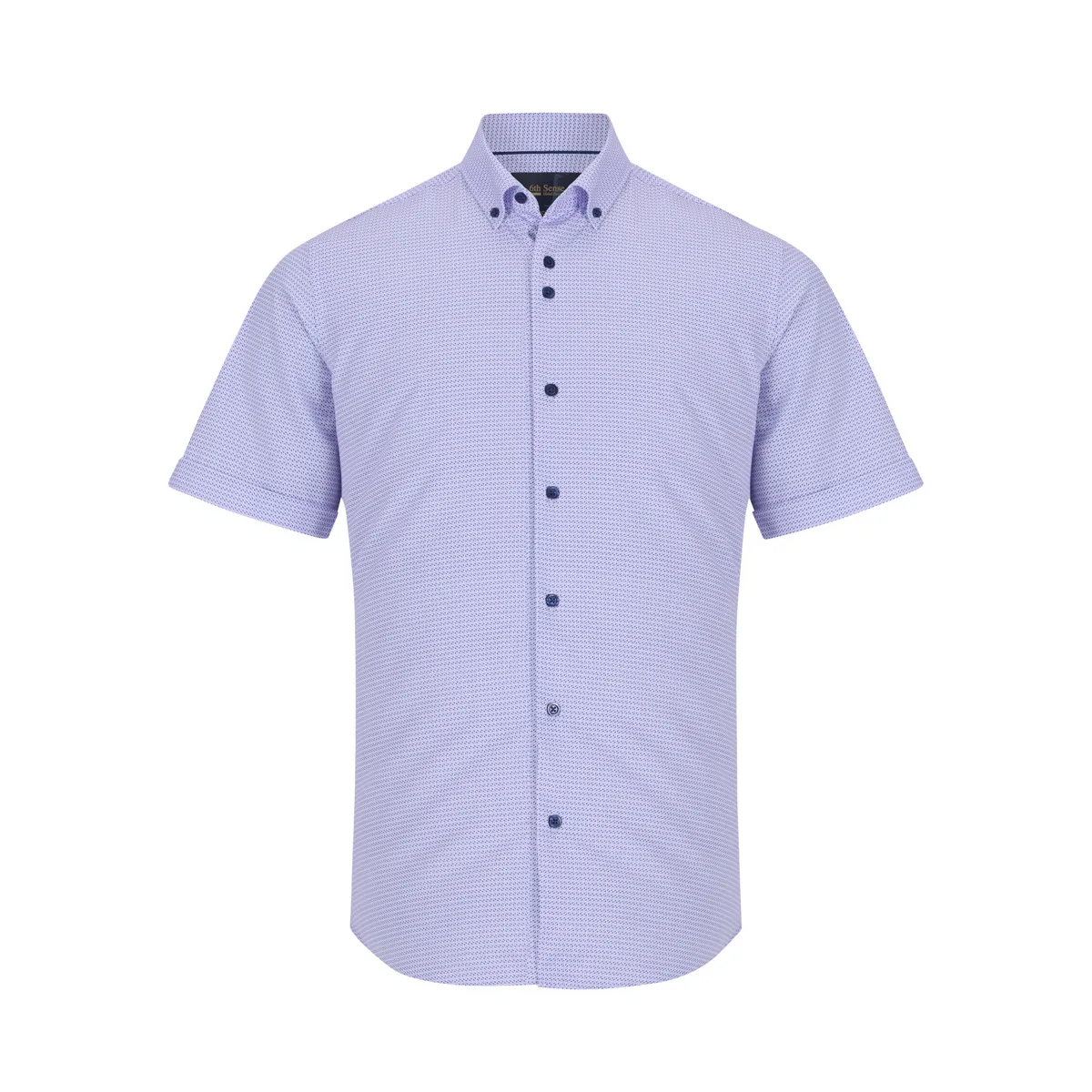 6th Sense SS Crescent Print Shirt Pink - 33