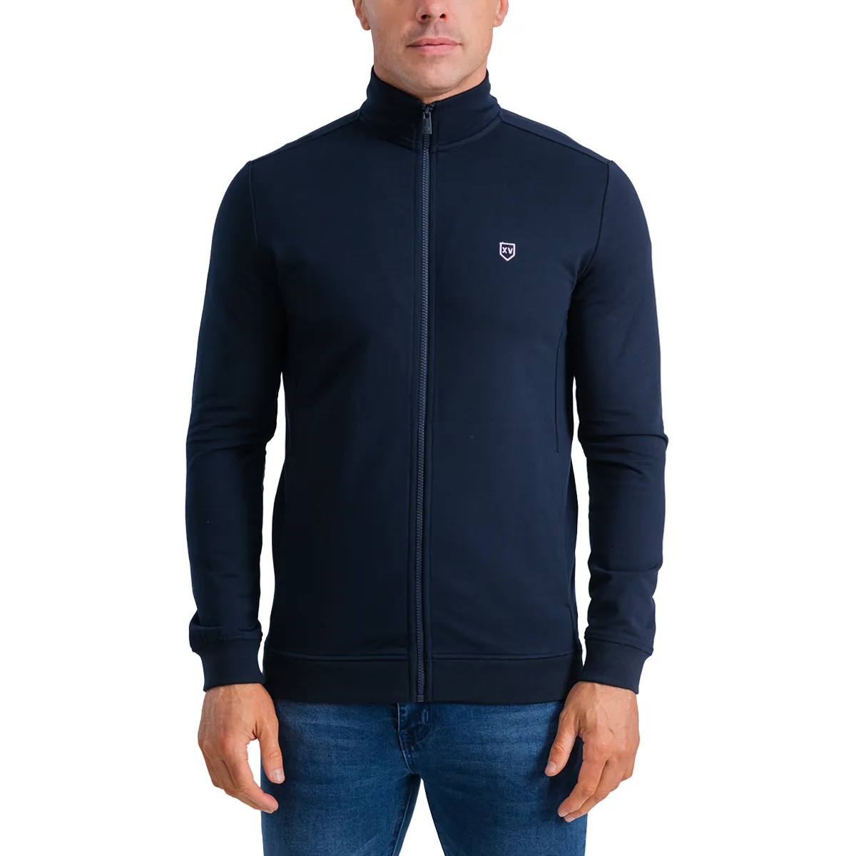XV Kings Western Full Zip Sweatshirt Classic Navy