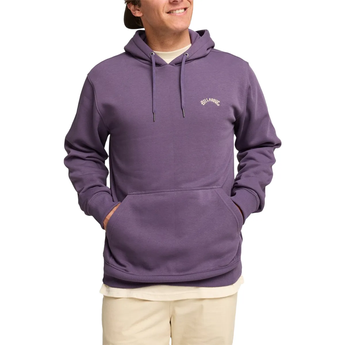 Billabong Small Logo Hoodie Purple