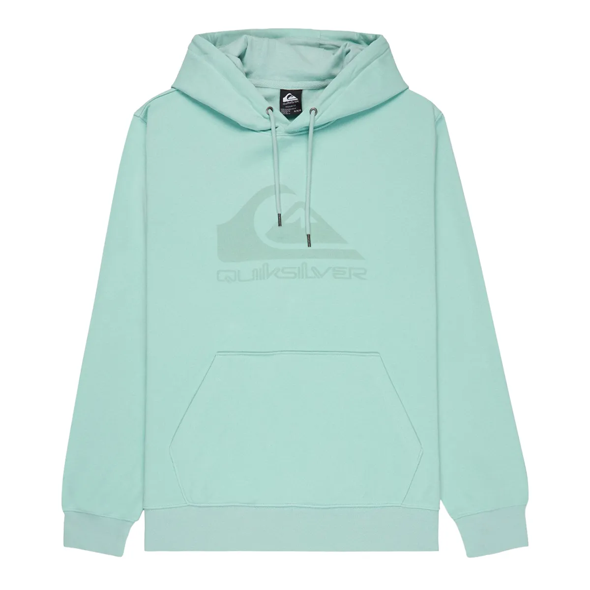 Quiksilver Comp Logo Hoodie Blue Haze