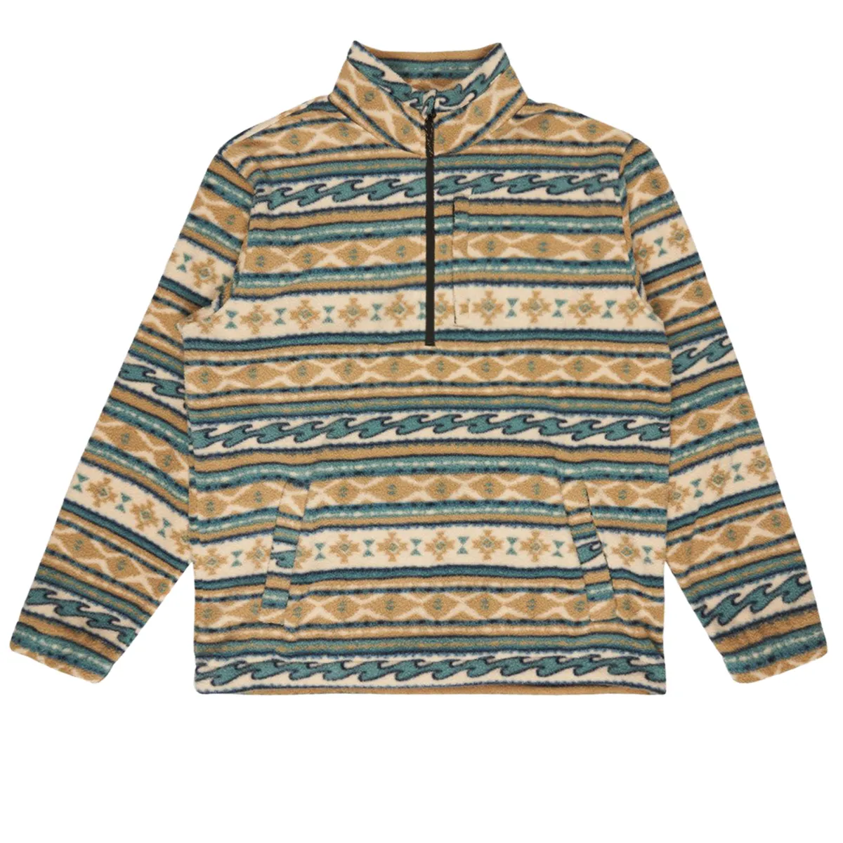 Billabong Fleece Half Zip Sweatshirt Beige GW6