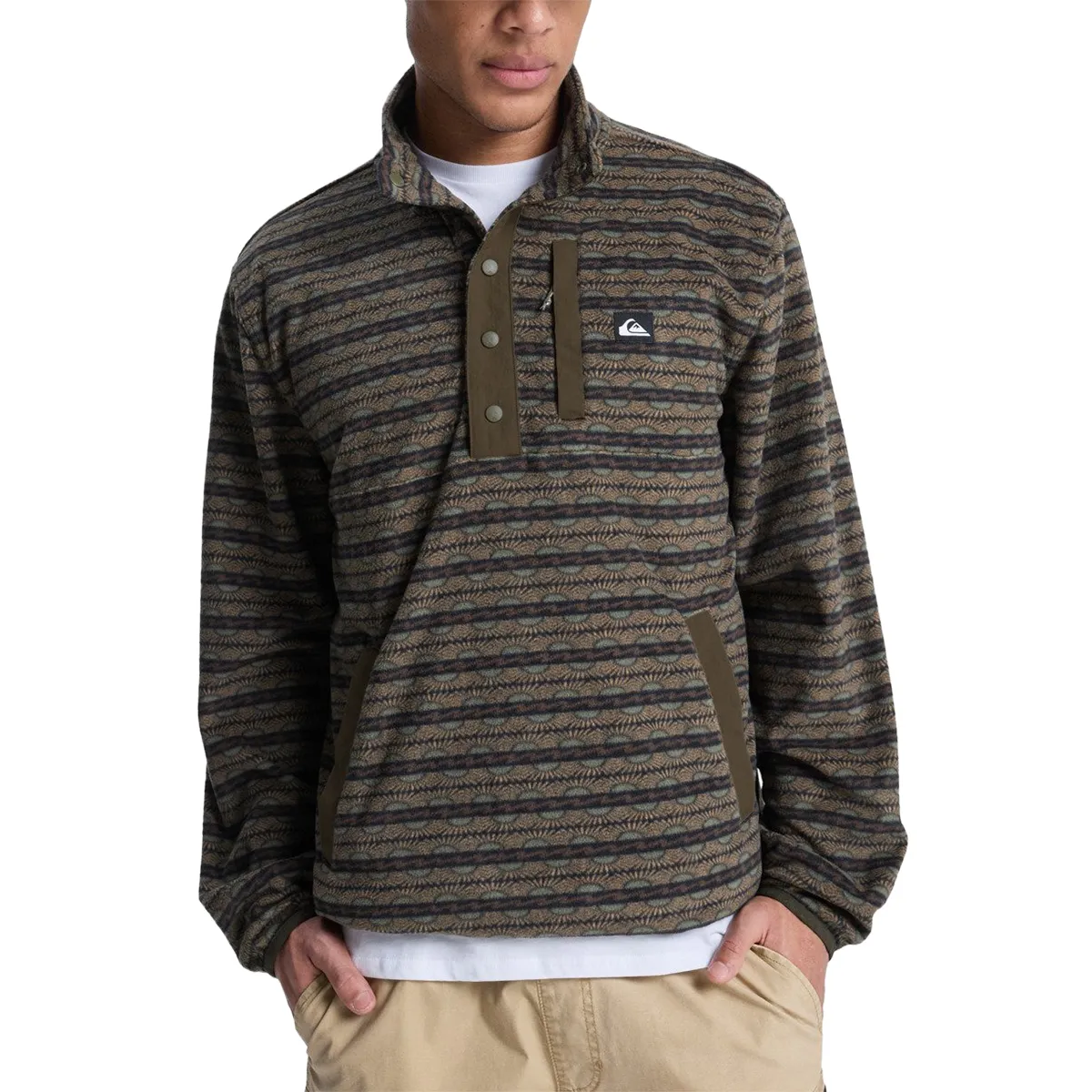 Quiksilver No Destination Fleece HZ Green