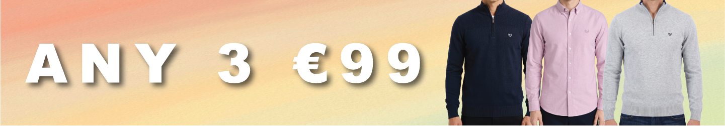 ANY 3 FOR €99